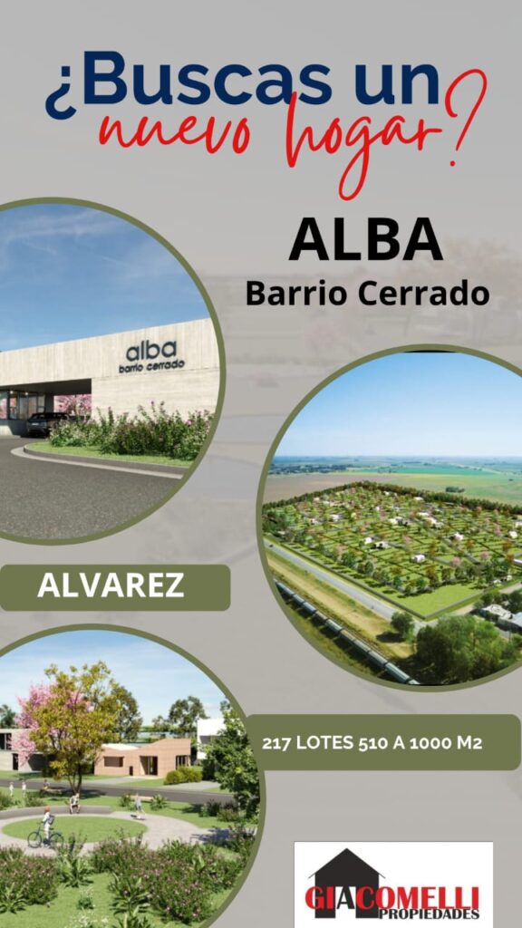 Alba Barrio Cerrado | Lotes de 510 a 1.000 m²